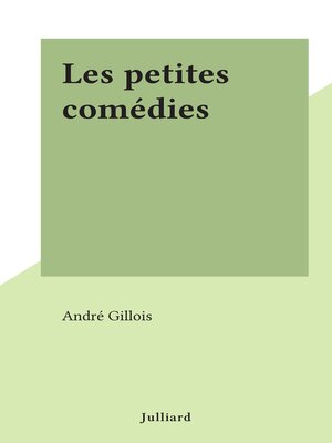 cover image of Les petites comédies